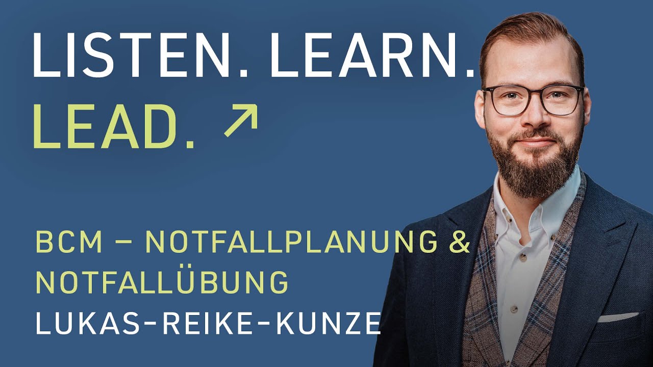 HiSolutions | HiAcademy: BCM – Notfallplanung & Notfallübung mit Lukas Reike-Kunze