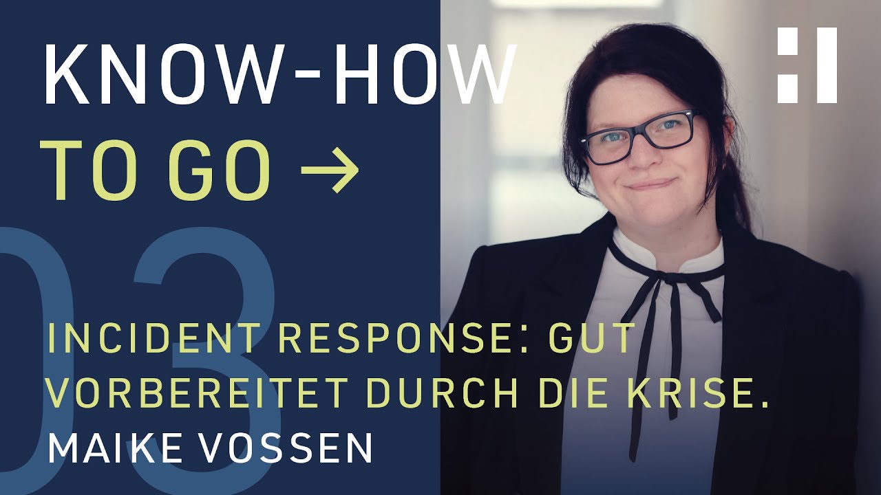 Keep calm and remember your "Meldewege"- Erste Reaktion auf einen Cyber-Vorfall