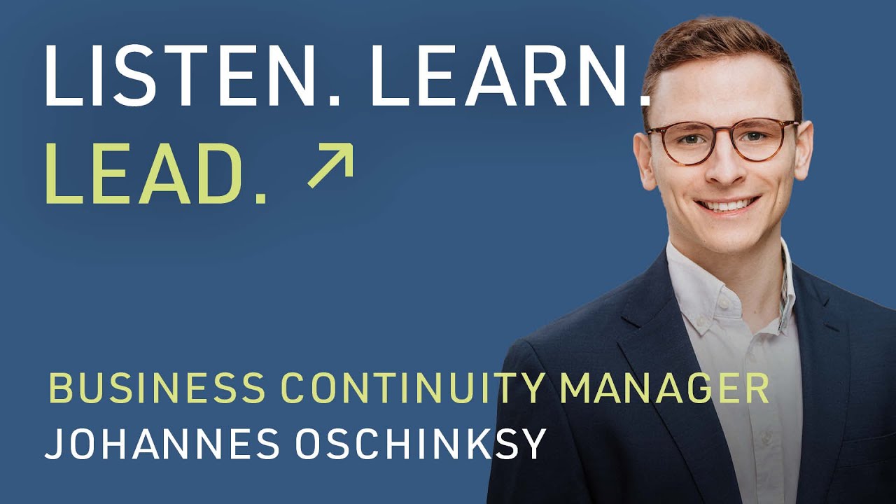 HiSolutions | HiAcademy: Business Continuity Manager (TÜV geprüft) mit Arndt Johannes Oschinsky
